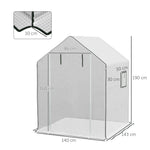 Replacement Greenhouse Film UV Protection Side Window Roller Door PE White