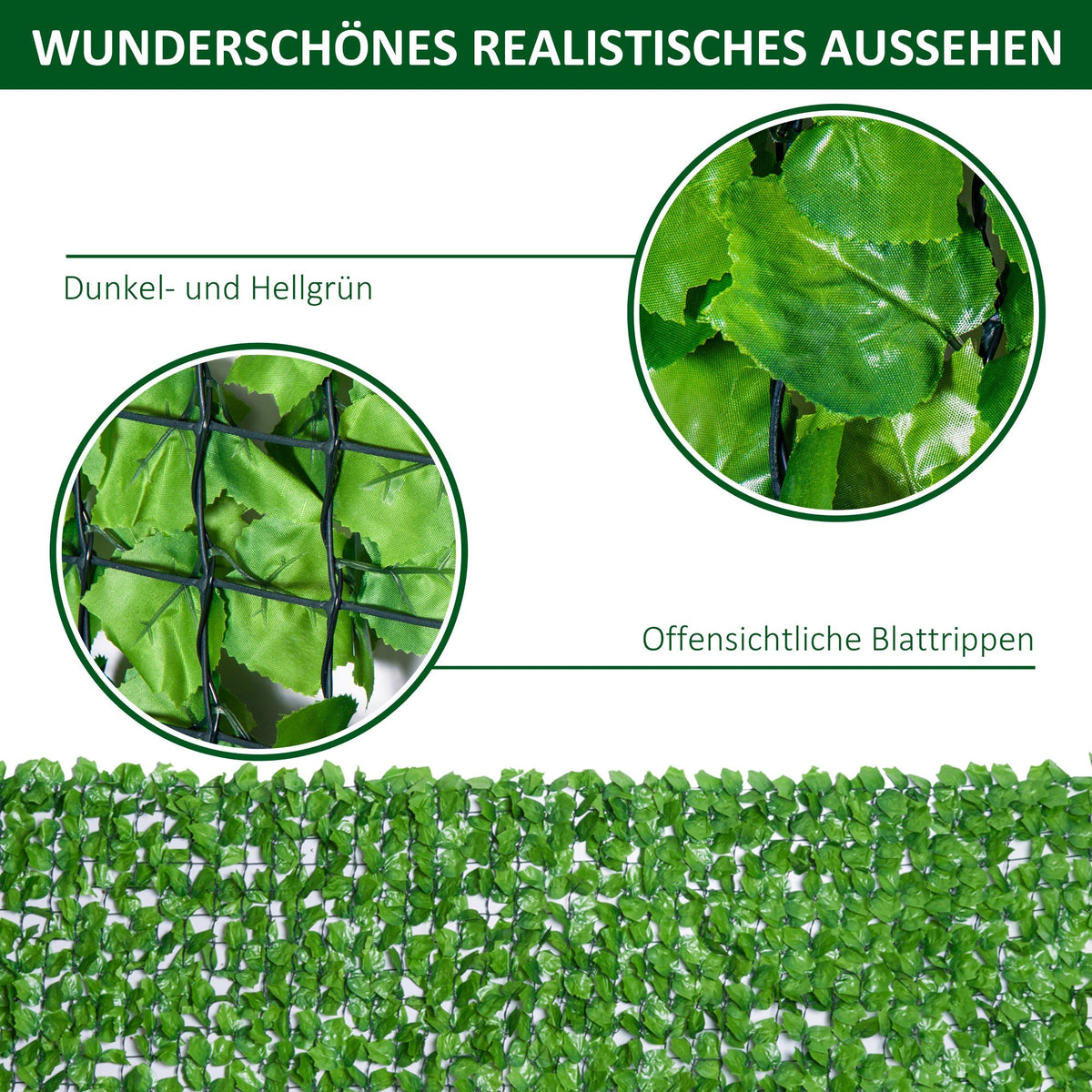 Artificial Hedge Privacy Wall Decoration 300 x 150 cm Light Green