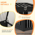 Dog Cage, Home Kennel Pet Crate, Transport, Black