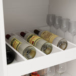 Rotating Bar Table 2 Drawers Sliding Cabinet Open Storage