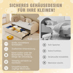 SOFTSEA Twin Size Daybed with Storage Drawers, Modern Sofa Bed, Velvet Upholstered