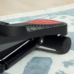 Mini Stepper Home Trainer LCD Display 100kg Capacity, Black