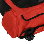 Dog Trolley Carrier Bag, 2-in-1, Breathable, Red