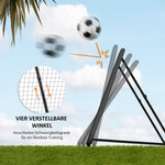 Football Goal Foldable Rebounder 5-level Adjustable Multi-sports