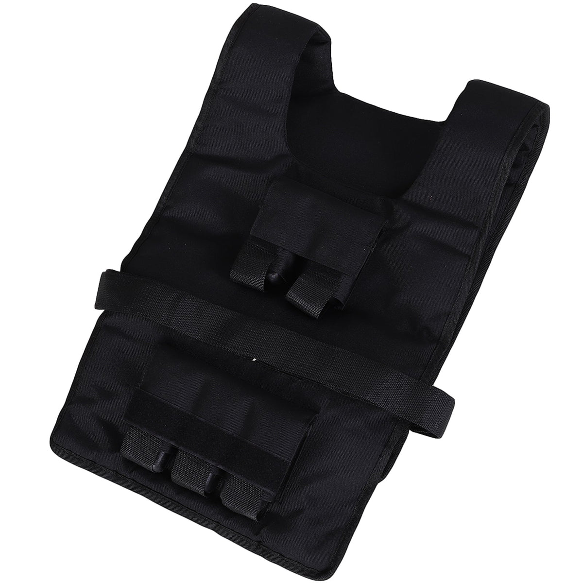 Weighted Vest 20 kg Adjustable Training Oxford Black