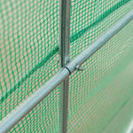 Polytunnel Greenhouse/Tomato Greenhouse with Window 445x190x200cm, Green