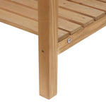 Planting Table with Tub for Gardening & Plant Care, Fir Wood