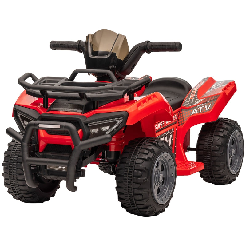 Children's Quad Electric 6V with Forward Function, Music, Red