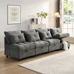 Cloud Modular Sofa 4-Seater Separable Storage Sleeper Chenille
