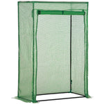 Greenhouse Roll-Up Door 100x50x150cm Steel Plastic Green
