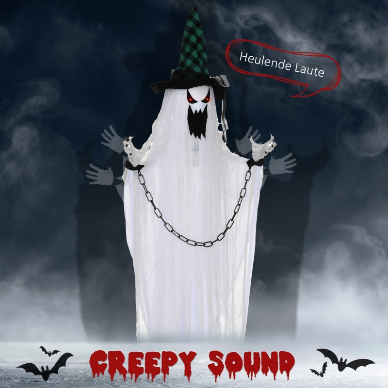 Ghost Decoration, Scary Howling, Movement, Battery Operated