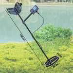 Metal Detector, 5 Modes, IP68 Waterproof, Dark Gray