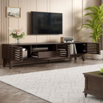 TV Cabinet Lowboard 1 Drawer 3 Doors 170cm Vintage Wood Finish
