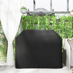 Grill Cover Protective Weatherproof 147x61x120cm - Black