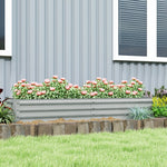 Raised Bed, Weather-Resistant Cold Frame Garden Planter, Steel