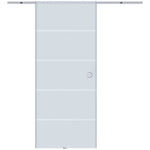 Glass Sliding Interior Door Partially Frosted 775-1025 x 2050 mm Glass