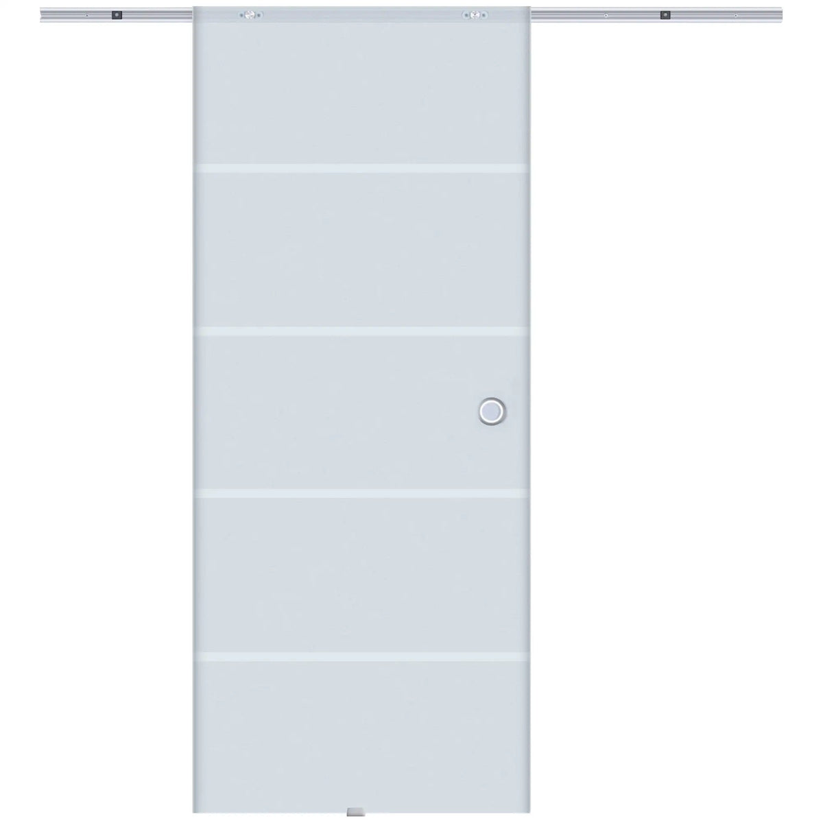 Glass Sliding Interior Door Partially Frosted 775-1025 x 2050 mm Glass