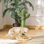 Cat Scratching Post Cactus Tree Sisal Rope Green+Natural