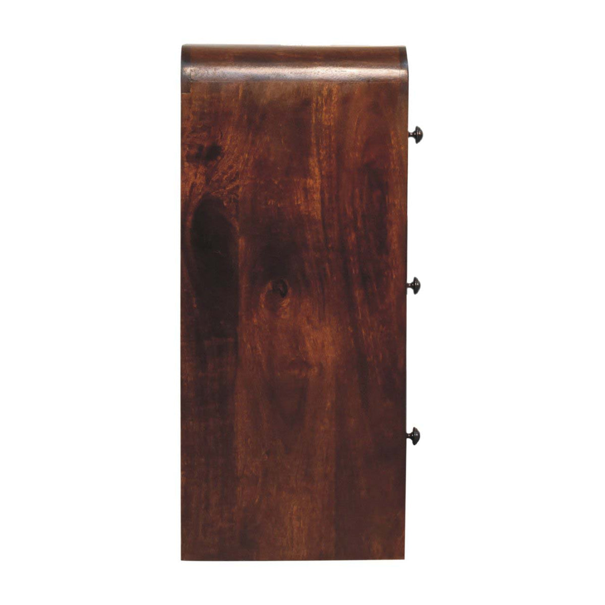 Aspen Slim Chest Solid Wood Storage, Mango Wood