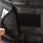 Weighted Vest, 30 kg Adjustable Strength Training, Black Oxford Metal