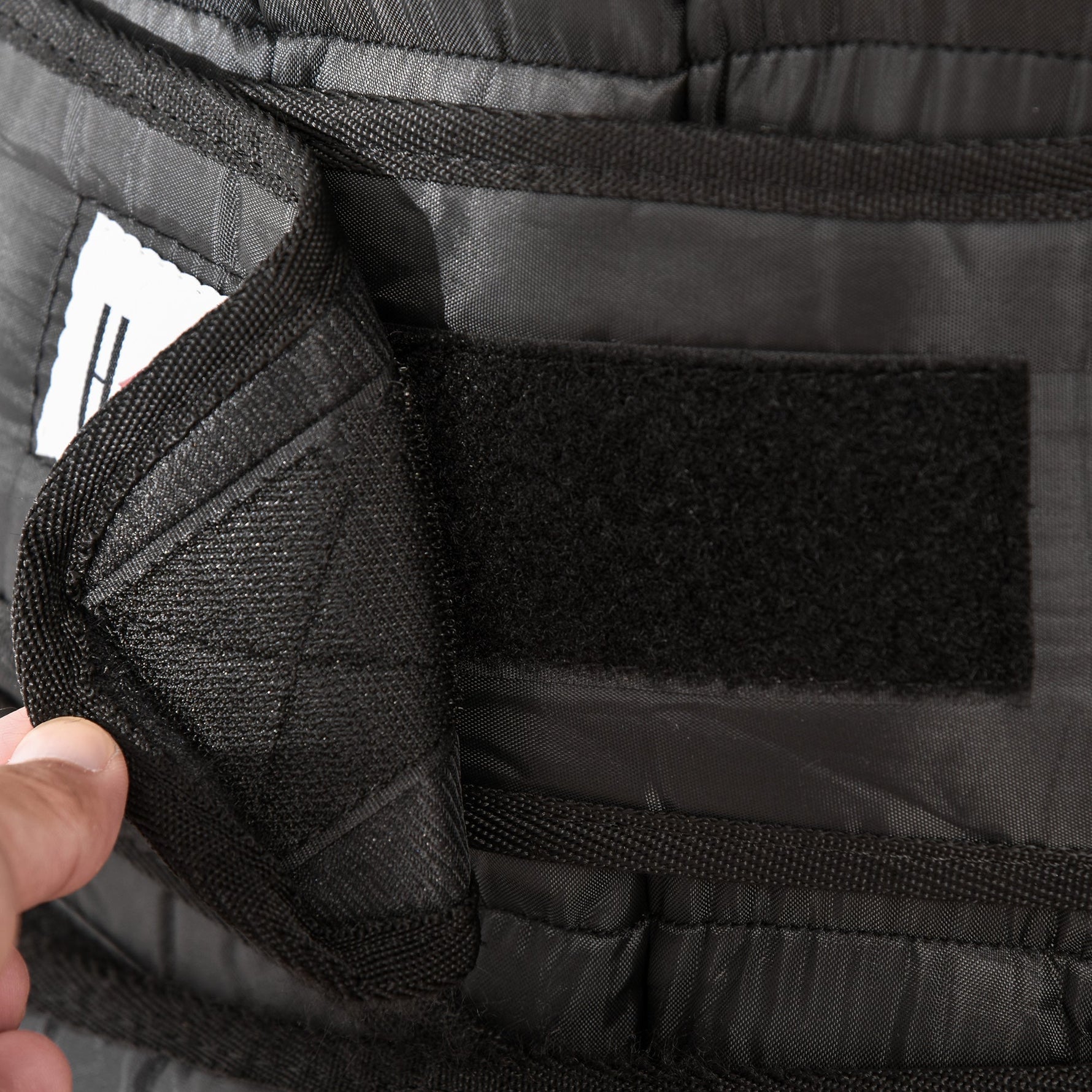 Weighted Vest, 30 kg Adjustable Strength Training, Black Oxford Metal