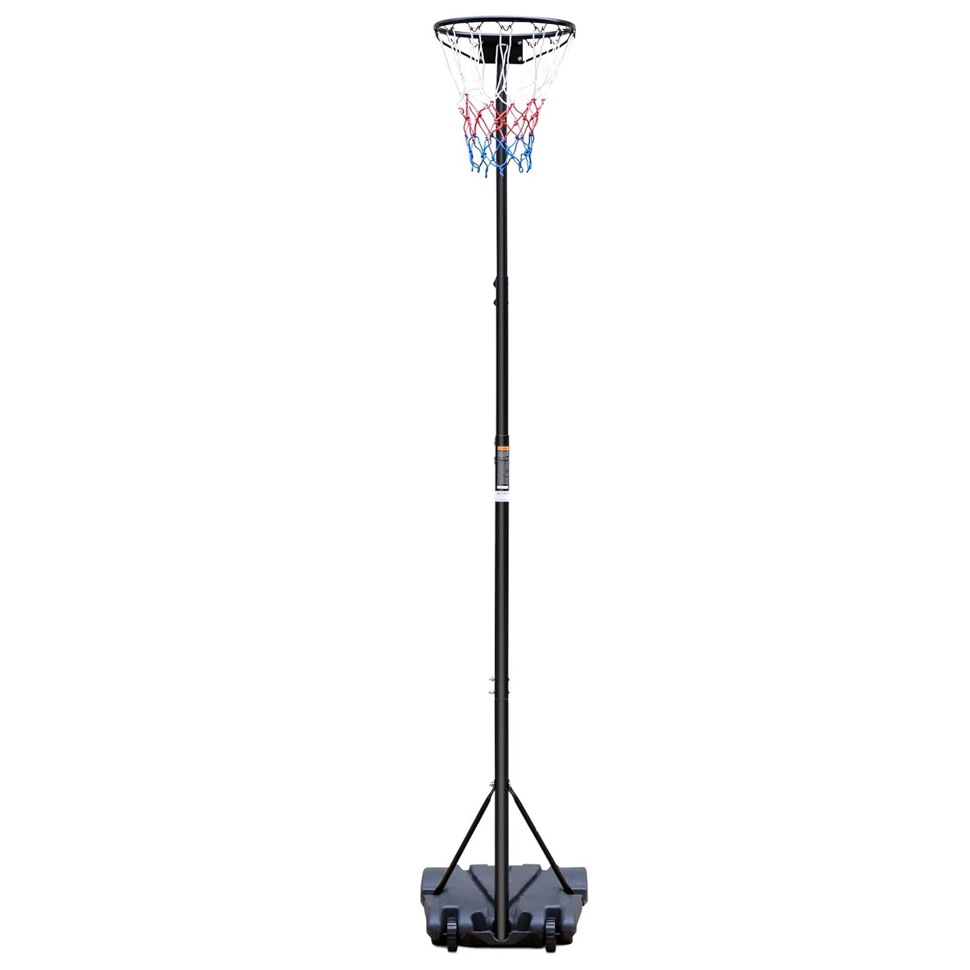 Basketball Hoop, Adjustable Height, Portable & Mobile, 8.5-10FT Range, Indoor/Outdoor Use