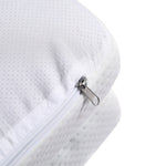 Foldable mattress, ergonomic breathable durable, white