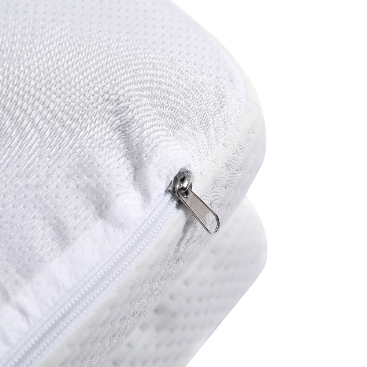 Foldable mattress, ergonomic breathable durable, white