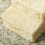 Dog Stairs, 3-Step 35 cm, Plush Look, Beige