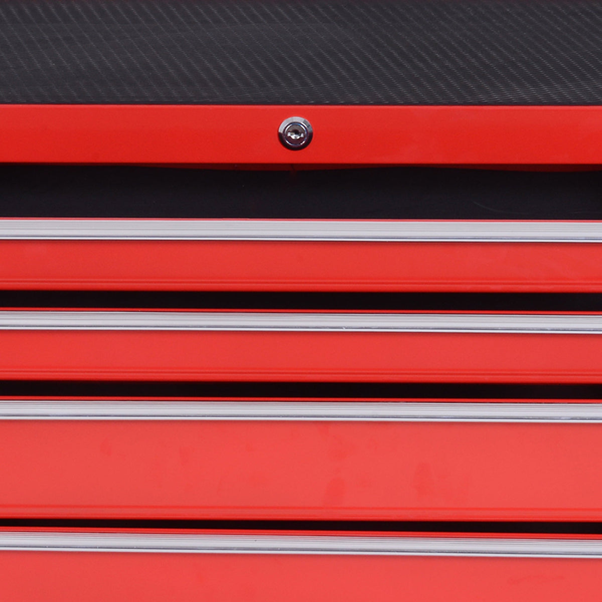DURHAND Workshop Trolley, 7 Drawers, Lockable, 150 kg, Steel Red