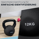 Kettlebell 12 KG Cast Iron Black
