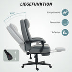 Office Chair, Massage Ergonomic Swivel, Grey