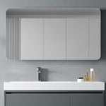 Frameless Bathroom Mirror 90x70 cm, Rounded Corners, Silver Glass