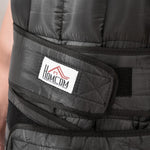 Weighted Vest, 30 kg Adjustable Strength Training, Black Oxford Metal