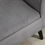Storage Bench, Modern with Armrests, Velvet Polyester