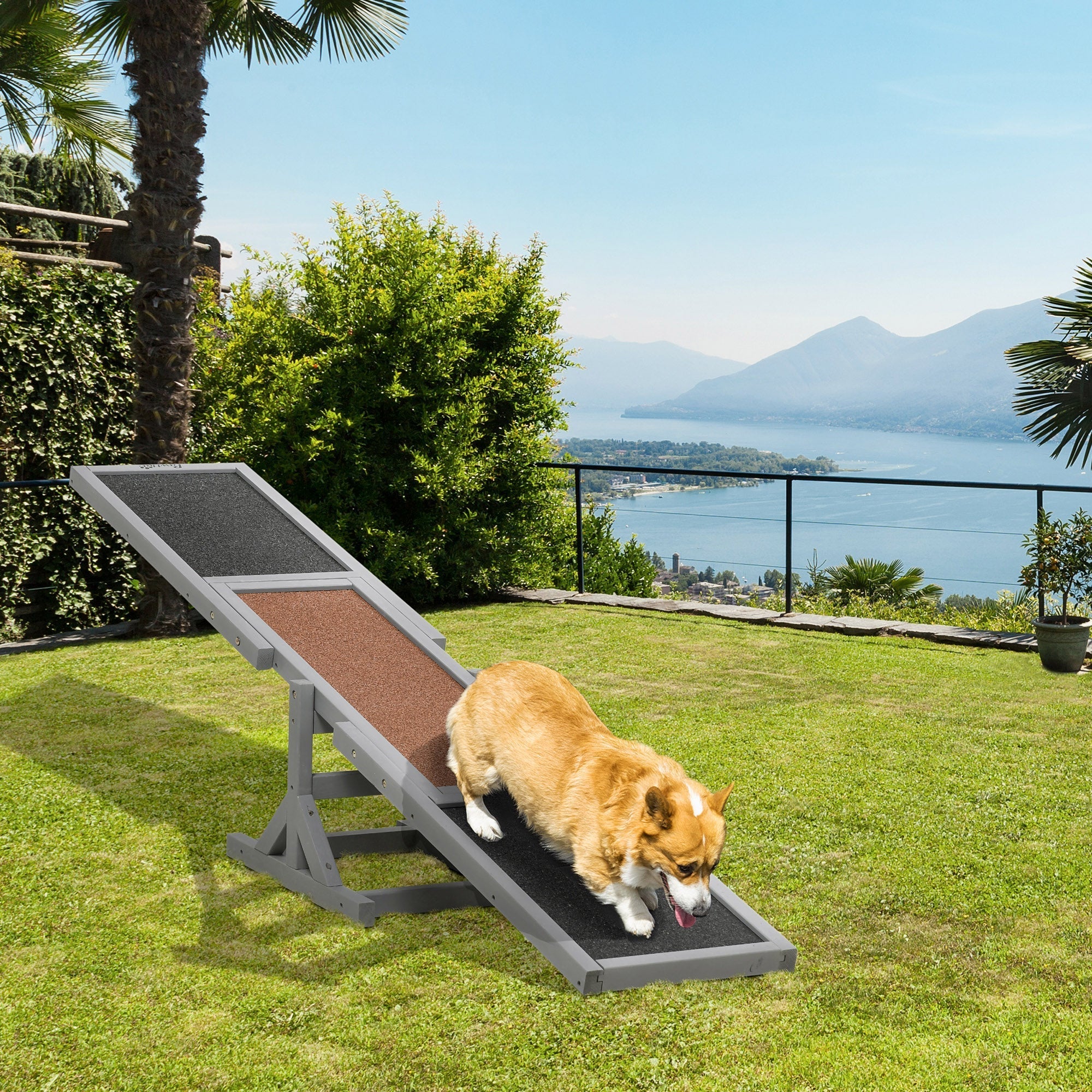 Dog Seesaw Agility Training 180x30x30cm Large Dogs, Wooden