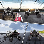 Electric Off-Road Vehicle for Children with Remote Control and LED Lights, Grey