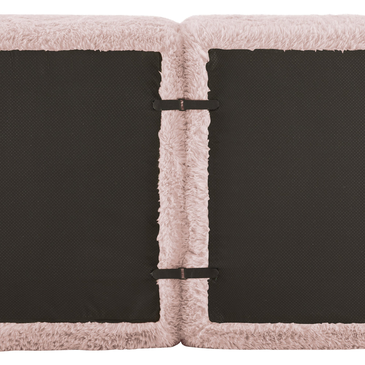 U-Shaped Modular Sofa Plush No Assembly High-Resilience Foam - Pink
