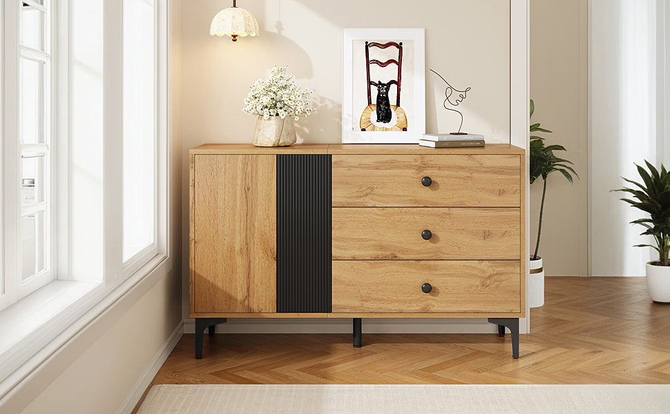 Modern Sideboard Buffet Storage Cabinet 120x35x76 cm