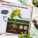 Raised Garden Bed with Trellis Flower & Vegetable Planter, Galvanized Steel, Green