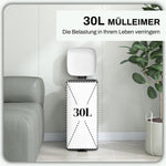 Pedal Bin 30L, Foot Pedal Metal