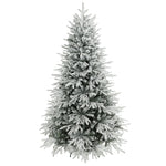 Snow-Covered Christmas Tree, 180cm 1920 Tips, White