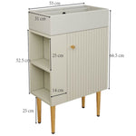 Bathroom Furniture Washbasin 55cm, Guest Bathroom Vanity Unit, White