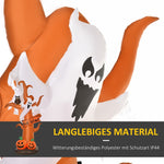 Self-Inflating Halloween Decoration, LED Lights with Blower, 156x107x274cm