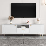 TV Stand with Storage and Cable Management