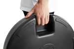 Umbrella Base, Water/Sand Filled Round, Black