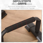 Push-Up Handles, Set of 2 Non-Slip Bars, Steel