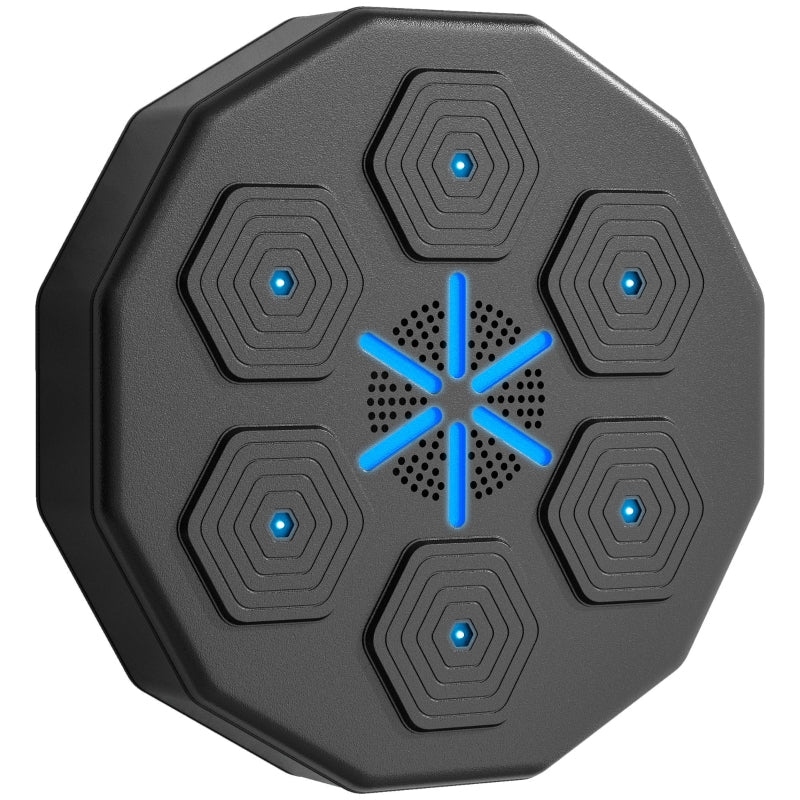 Electronic Bluetooth Boxing Machine, Wall-Mounted Smart Target with Music and LED
