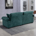 213 cm Deep Two-Seater Sofa with Memory Foam and Pocket Springs, Chenille