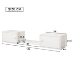 Shoe Cabinet, Entryway Furniture Multi-Use Bench, White